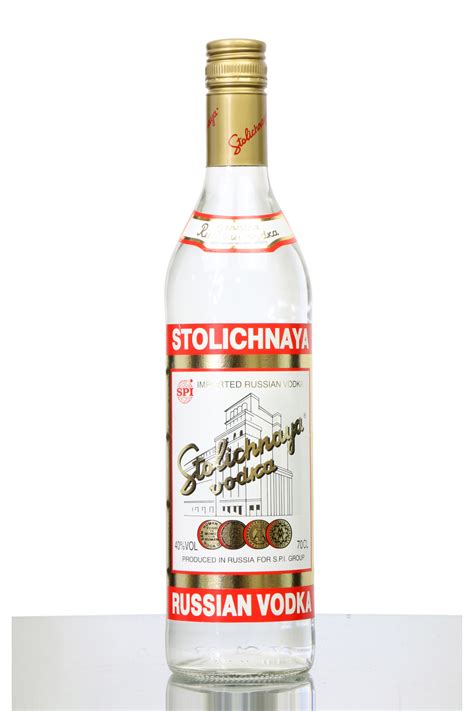 stolichnaya vodka made from